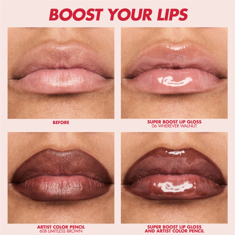 SUPER BOOST Lip Gloss 05 Anywhere caffeine - Imagen 8